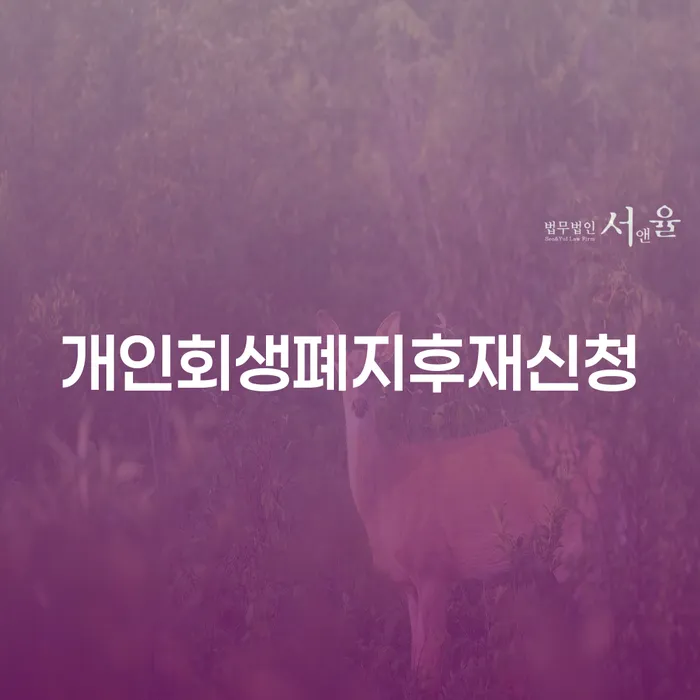 신용회복방법 개인회생으로 해결방법 진행할 때 꼭 알아야 할