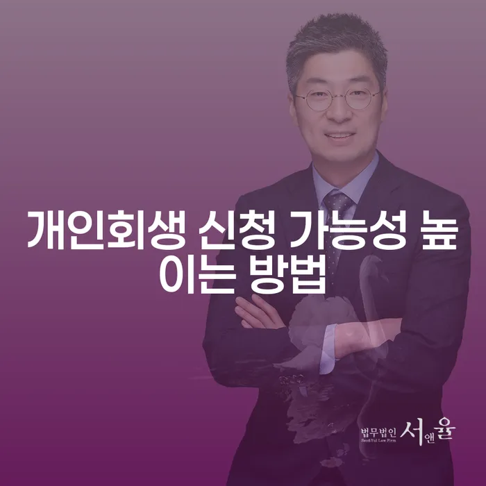 개인회생 신청 가능성을 높이는 방법은 무엇인가요?